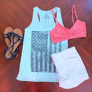 American Flag Tank Top